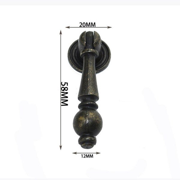 Antique style Drop Handles bronze 58mm Carousel 2