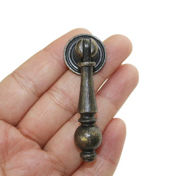 Antique style Drop Handles bronze 58mm Carousel 3