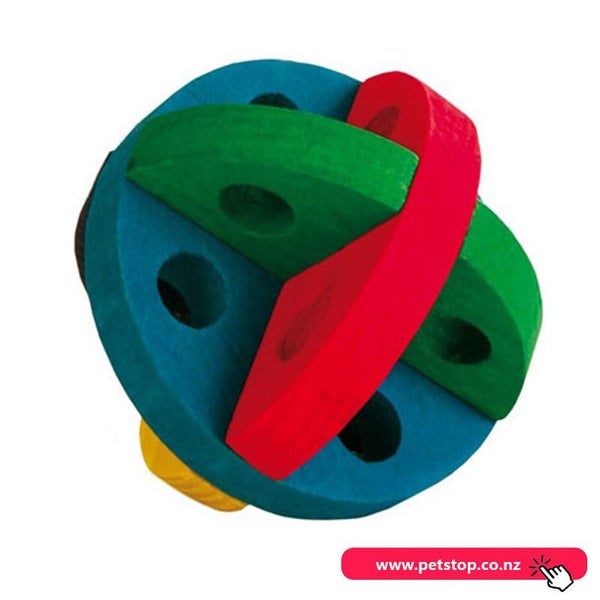 Small Animal Toy - Play & Snack Ball 8cm Carousel 1