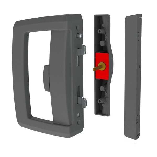 Lockwood Aria Endeavour Sliding Door Lock - Matt Black Carousel 1