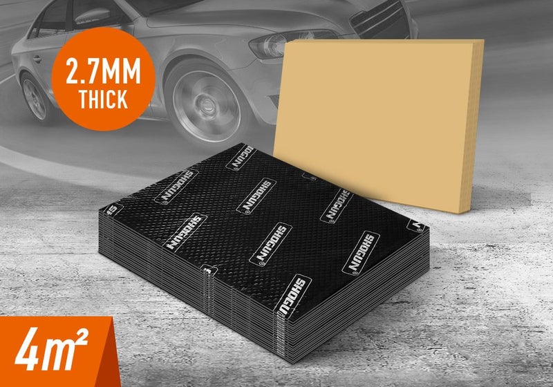 Car Butyl Rubber Sound Deadener,Sound Noise Heat Proofing Self Adhesive Carousel 2