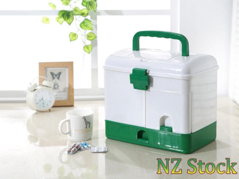 3 Layer Medicine Storage Box Cabinet Organizer,NEW Carousel 2