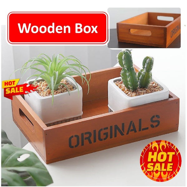 Vintage Wood Coffee Serving Table Tray *Over Stocked* Carousel 2