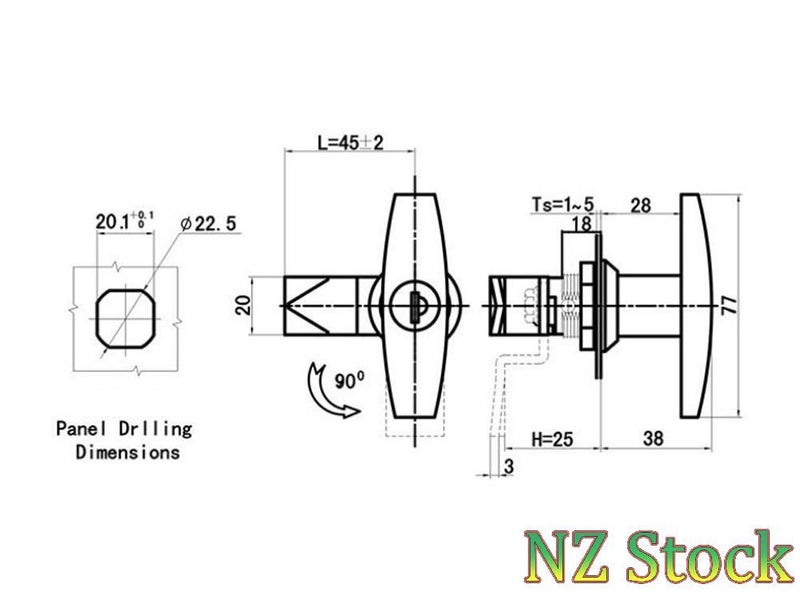 T Handle Locks Carousel 2