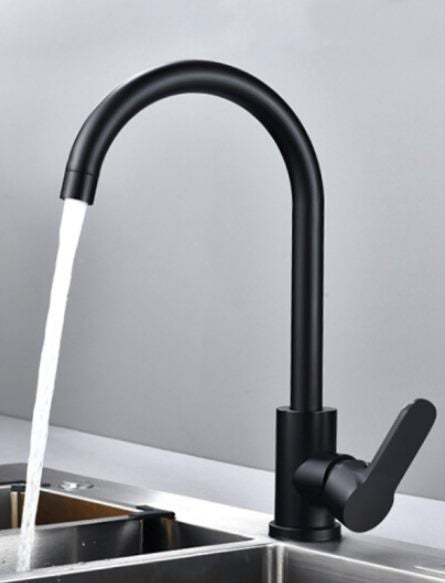 * Matt Black Stainless Steel Kitchen Mixer Tap ware 360 degrees #Mdawan * Carousel 1