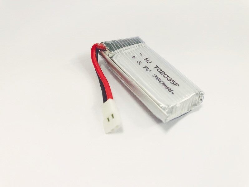 3.7V 380mAh White Li-Po Rechargeable Battery for Drone Carousel 2