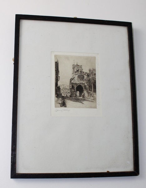 +++ EDWARD J. CHERRY (1886-1960) ETCHING +++ Carousel 2