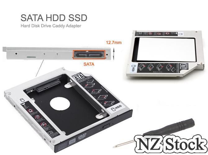 SATA SSD HDD Hard Drive Caddy Tray (Auckland Stock) Carousel 1