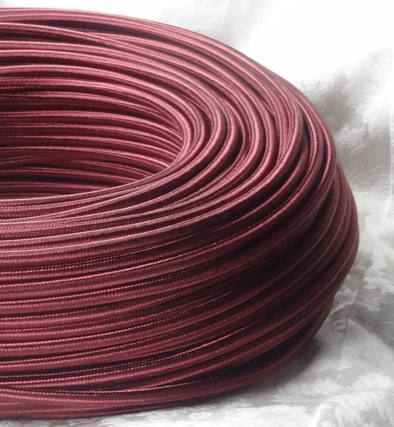 Electrical Fabric Cable / Cord 3-core. Young Cabernet Carousel 1