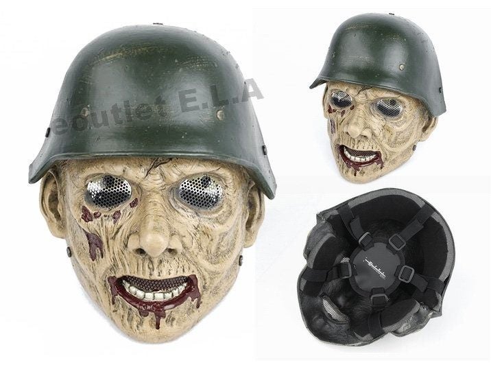 FMA Wire Mesh "WAR II Zombie" Professional Mask Carousel 1