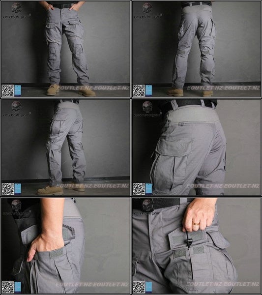 EMERSON G3-NEW Tactical Military Assault Combat Pants WG WOLF GREY M Carousel 2