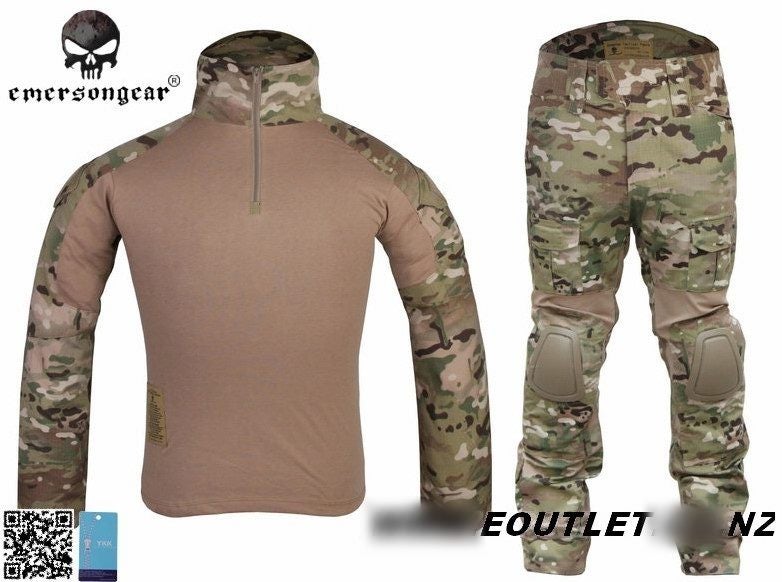 *ON SALE!* Emerson Extreme Combat Gen2 Tactical BDU w/Pads Multicam Size: XL Carousel 1