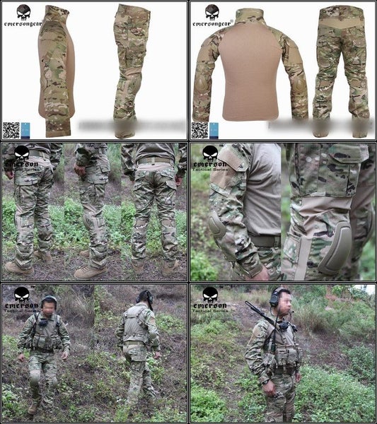 *ON SALE!* Emerson Extreme Combat Gen2 Tactical BDU w/Pads Multicam Size: XL Carousel 2