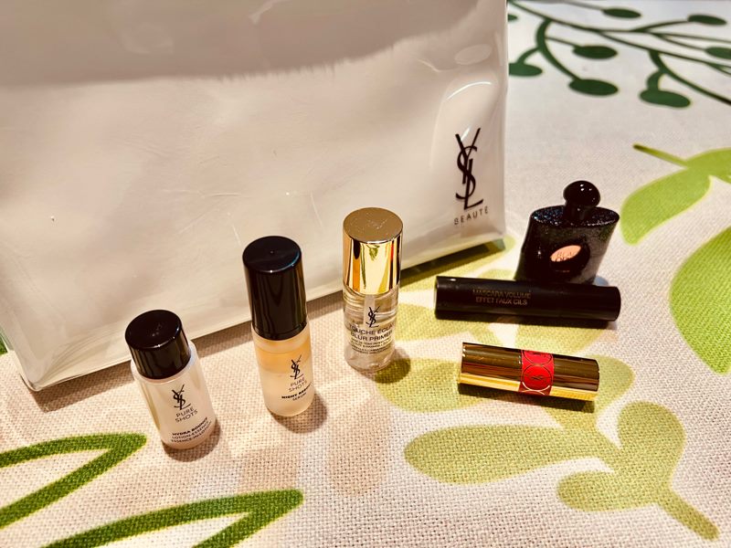 YSL 7pc gift mini set with pouch Carousel 1