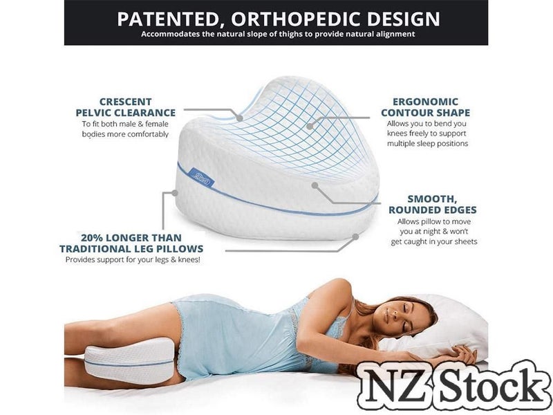 1pc Heart Shaped Side Sleeping Leg Pillow, Protecting The Knees