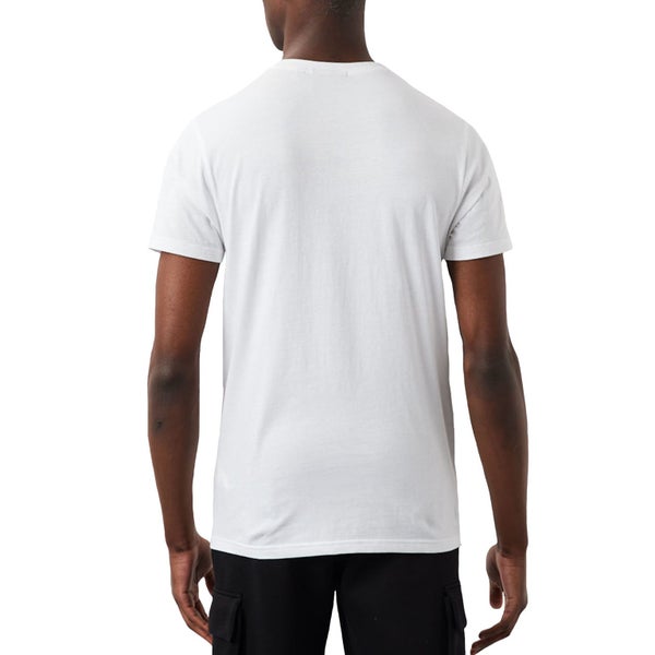 New Era Mens Las Vegas Raiders NLF Script T-Shirt - White Carousel 2