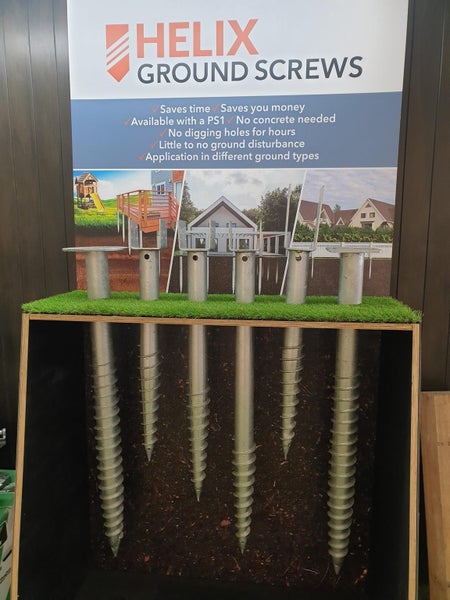 Helix Ground Screw (Flat Head Round) FR220x1200mm Carousel 3