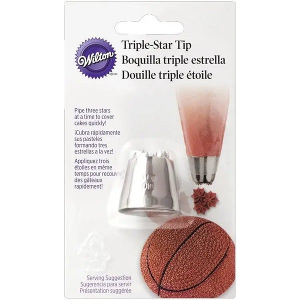 Wilton Tip #2010 - triple star tip Carousel 1