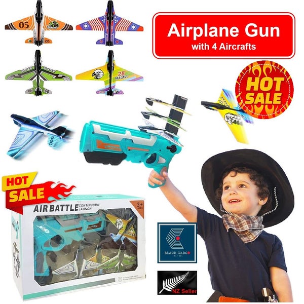 Brand New 4Pack Glider Foam Launcher Airplane Flying Toy*Hot SALE Carousel 2