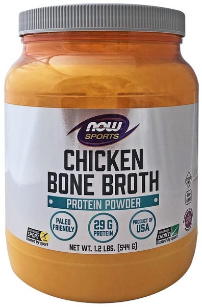 Now Foods Chicken Bone Broth Protein Powder 544g | HealthPorter NZ Carousel 1