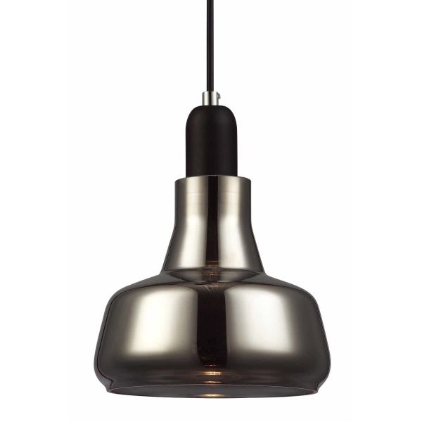 CLA Penola Black Smoke Dome Pendant Light Carousel 2
