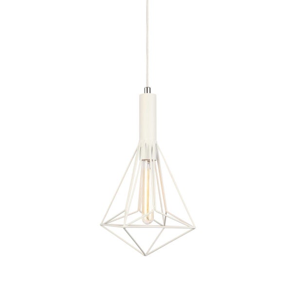 CLA Whiteband Diamond Iron Cage Pendant Light Carousel 1