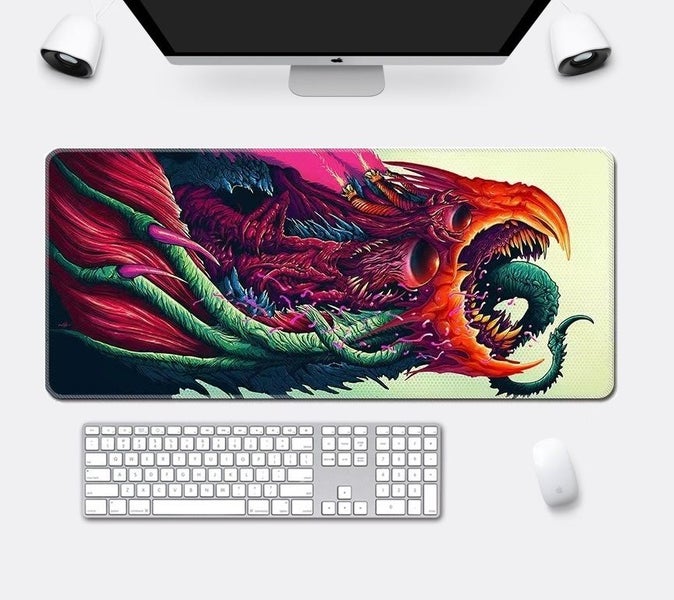 Keyboard Mat Non-Slip 800mm x 300mm / Mouse Pad / Desk Mat / Mouse Mat /Desk Pad Carousel 1