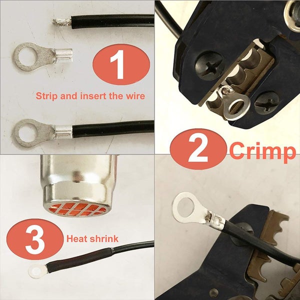 320pcs Cold Pressed Terminal + Pliers Carousel 2