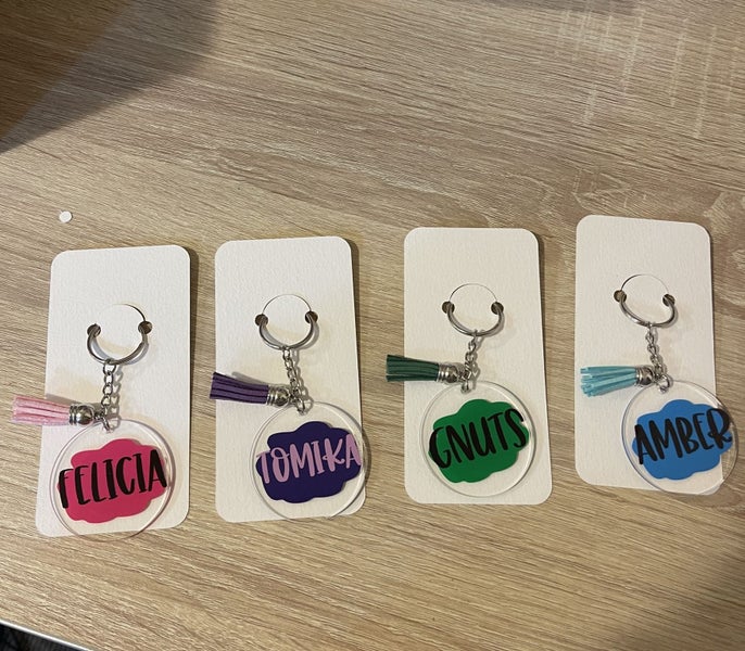 Personalised keychain - wedding, birthday, party gifts for guests Carousel 1