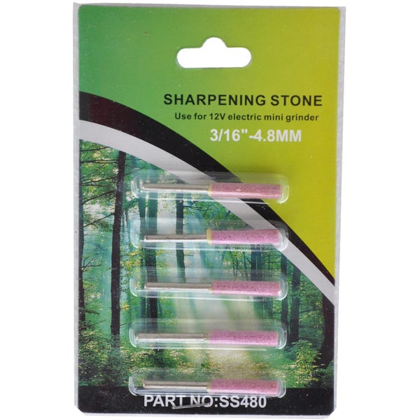Chainsaw Grinding Stone Pack 5pc 4.8mm Carousel 1