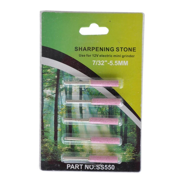 Chainsaw Grinding Stone Pack 5pc 5.5mm Carousel 1