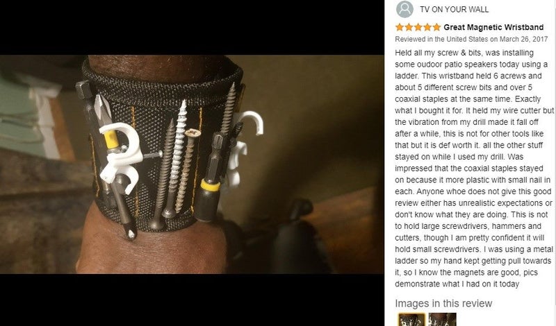 Brand New Wristband Neodymium Magnet Tool Holder *Clearance* Carousel 2