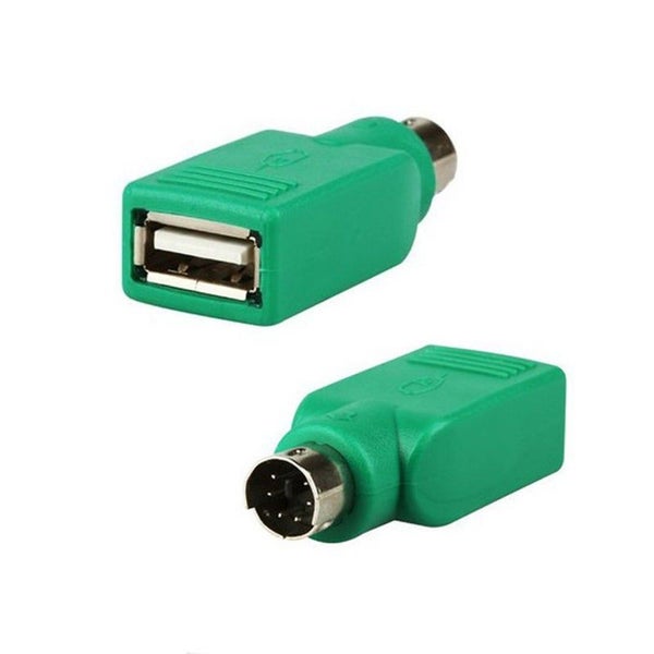 6Pc Adapter Usb Type Female To Ps2 6Pin Mini Din Male Converter Keyboard Mouse Carousel 2