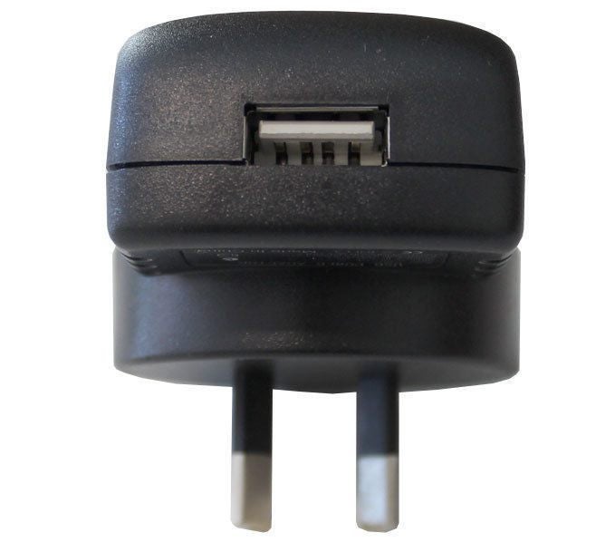 White Led Wooden 3 Alarm Clock Temp Display + Usb Wall Charger Wood Black 6035 Carousel 3