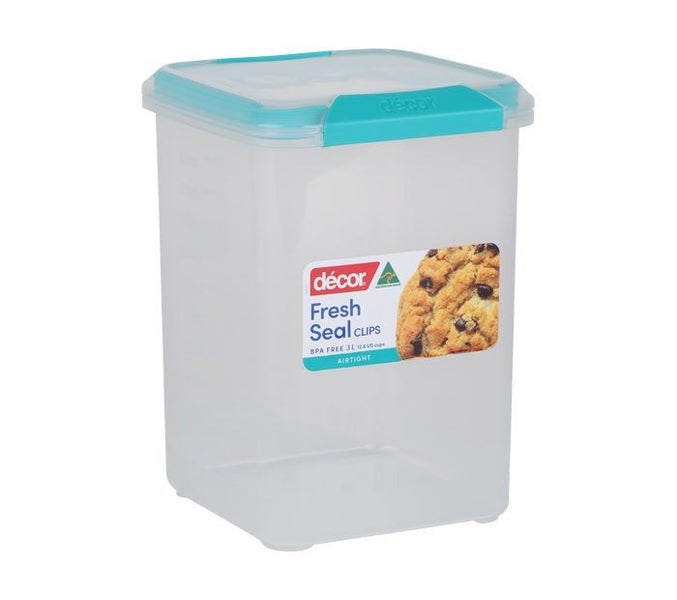 Decor Fresh Seal Clips Tall Square 3L Container Carousel 1