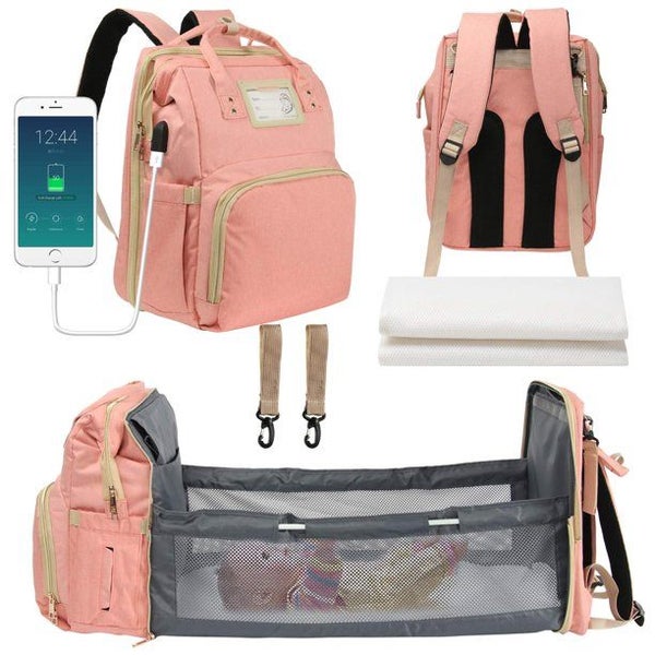 Nappy Bag Backpack Baby Diaper Bag Mummy Bag Travel Carousel 1
