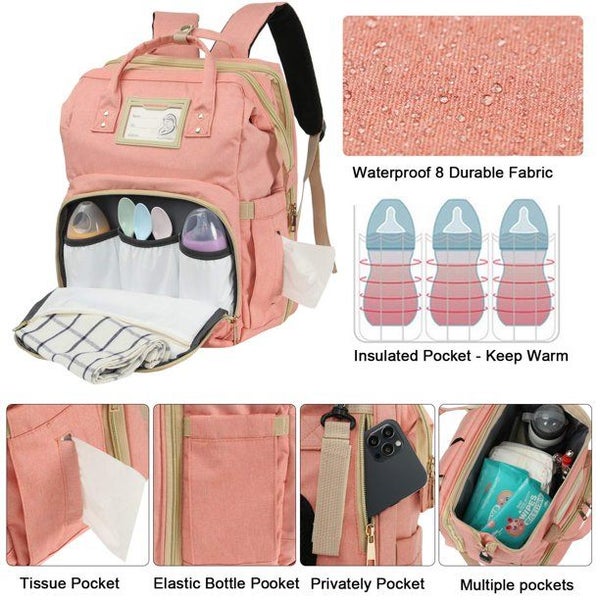 Nappy Bag Backpack Baby Diaper Bag Mummy Bag Travel Carousel 2