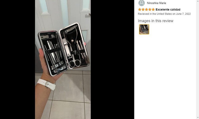 NEW new Manicure Set Stainless Steel Nail Clipper Grooming Tool *Clearance* Carousel 2