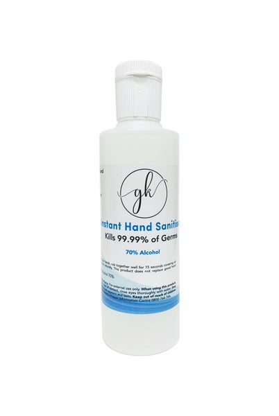 250ml GK Instant Hand Sanitiser - 70% Alcohol - Antibacterial Sanitizer Gel Carousel 1