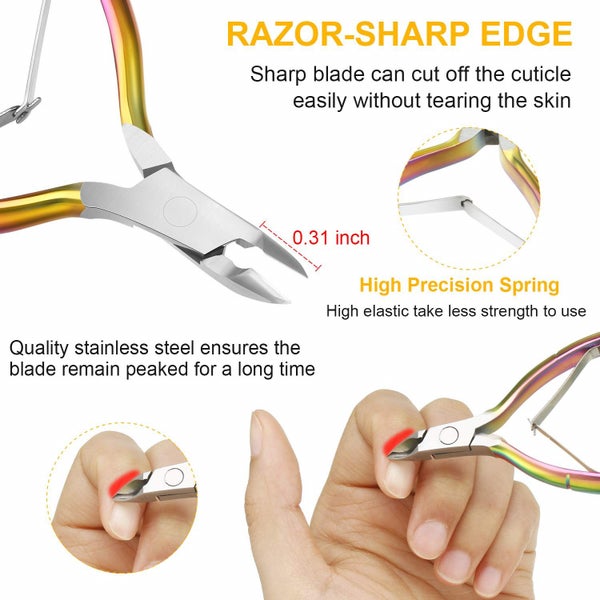 Nail Clippers 4 in 1 Set for Acrylic Nails-Chrome Carousel 7