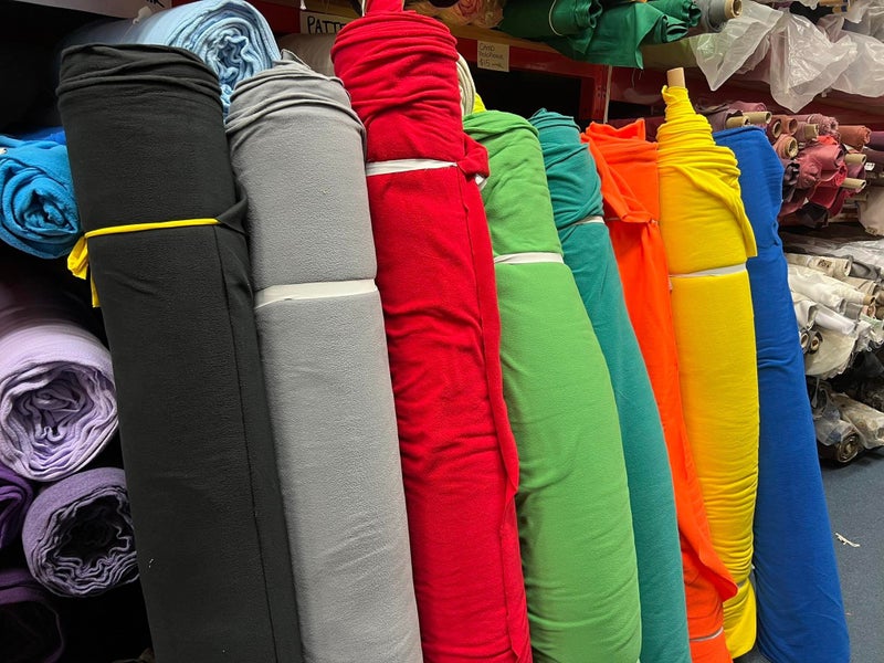 Polar Fleece Fabric - Only $9 a MTR, Many Colours! Carousel 1