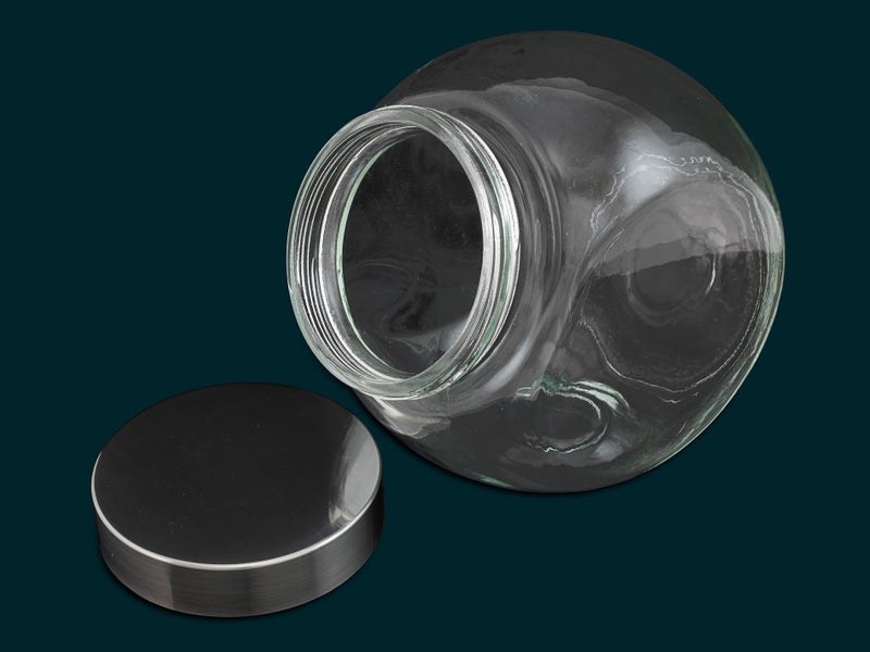 2L 'Tilt or Tall' Glass Storage Jar with Lid Carousel 2
