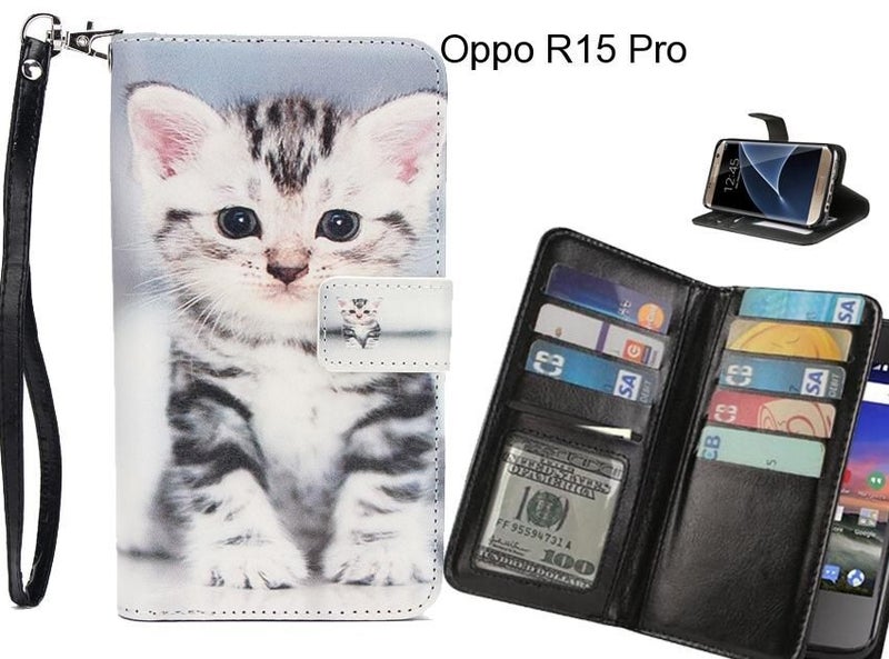 Oppo R15 Pro case Multifunction wallet leather case Carousel 1