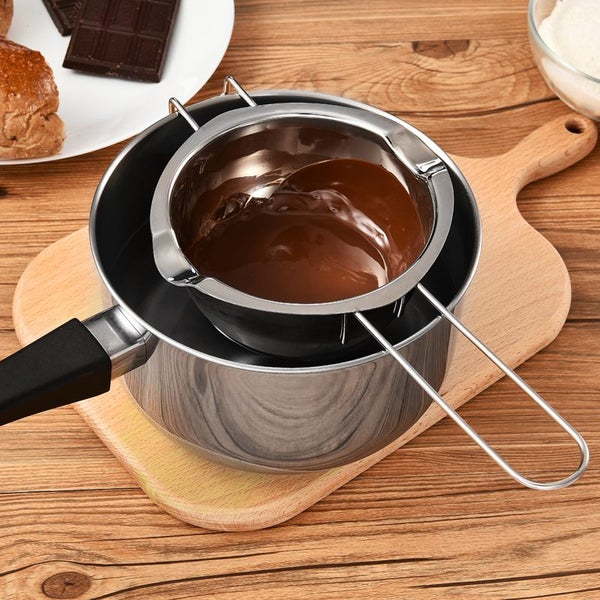 1 Piece Kitchen Stainless Steel Butter Chocolate Melting Pot Pan with Handle Carousel 1