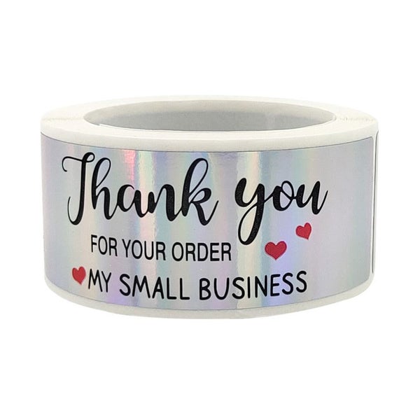 120Pcs Thank You for Your Order Stickers Labels for Envelope Sealing for CHK177 Carousel 1