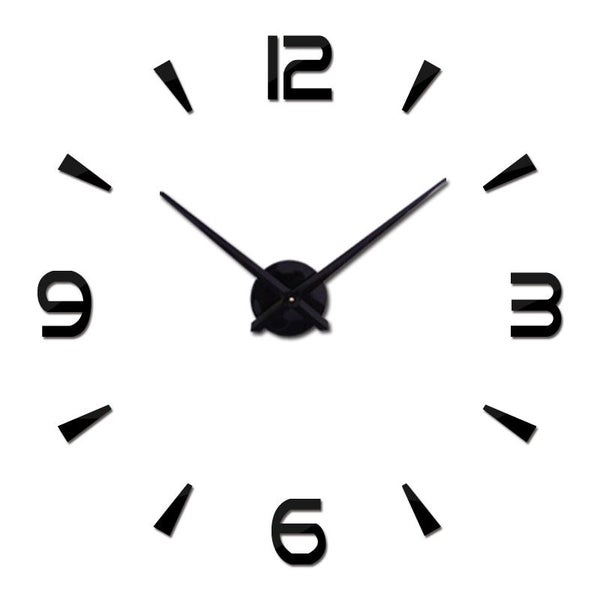 Brief Fashion Wall Clock For Living Room Design Acrylic Mirror Clocks Eur CHK177 Carousel 2
