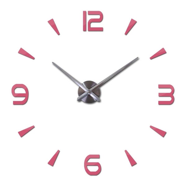 Brief Fashion Wall Clock For Living Room Design Acrylic Mirror Clocks Eur CHK177 Carousel 1