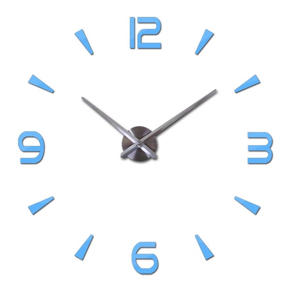 Brief Fashion Wall Clock For Living Room Design Acrylic Mirror Clocks Eur CHK177 Carousel 1