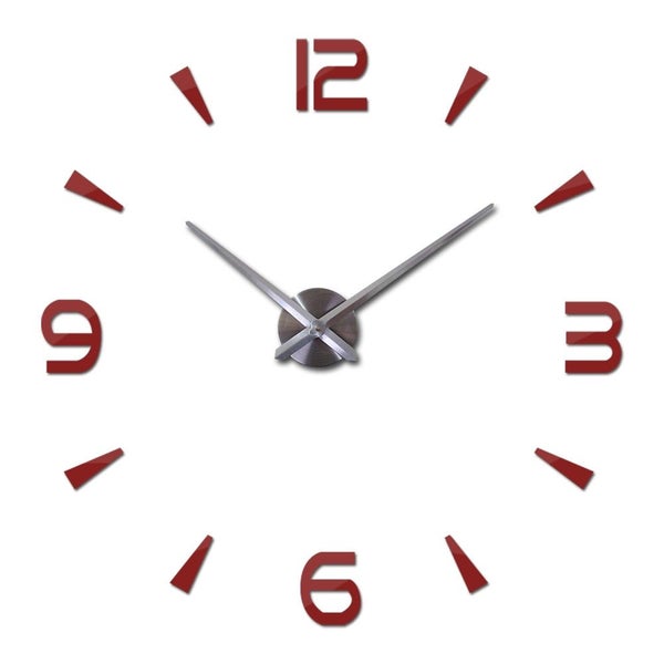 Brief Fashion Wall Clock For Living Room Design Acrylic Mirror Clocks Eur CHK177 Carousel 1