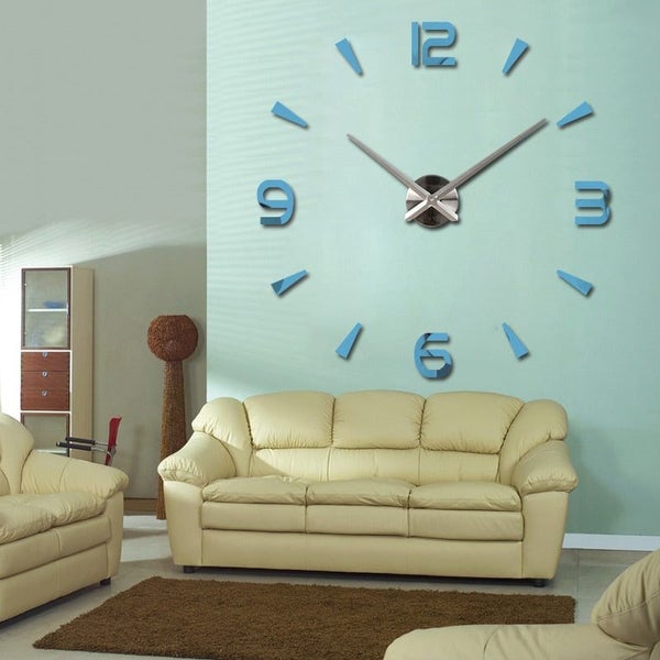 Brief Fashion Wall Clock For Living Room Design Acrylic Mirror Clocks Eur CHK177 Carousel 11